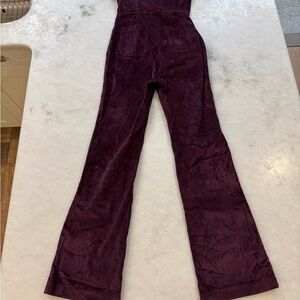 Urban Outfitters Purple Flare Jumpsuit